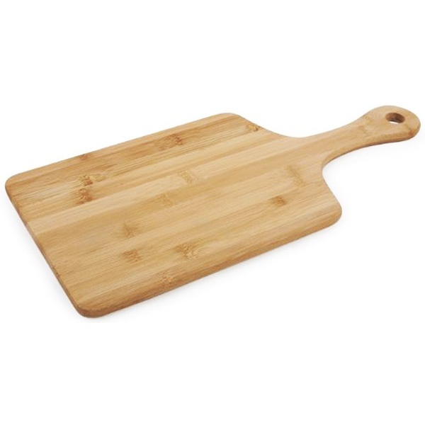 paddle shaped bamboo cutting board