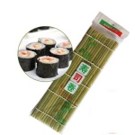 green color bamboo sushi mat