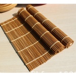 carbonized bamboo sushi mat