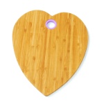 heart shaped bamboo cutting board