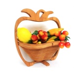 foldable bamboo fruit basket
