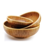 bamboo salad bowl set