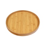 round bamboo tray