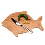 fish shaped bamboo cutting board